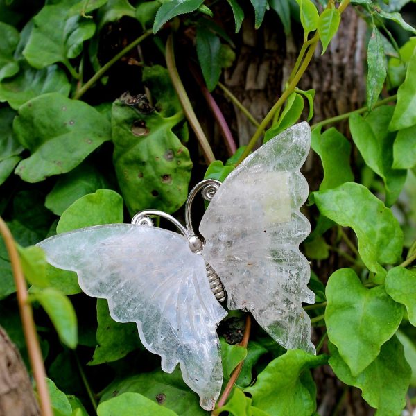 Clear Quartz Butterfly