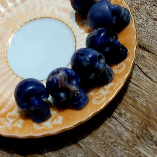 Sodalite Mini Skulls