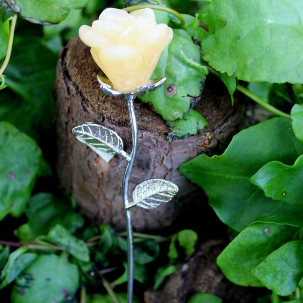Yellow Calcite Rose