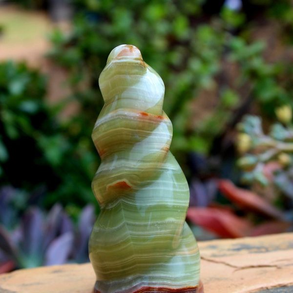 Green Onyx Spiral