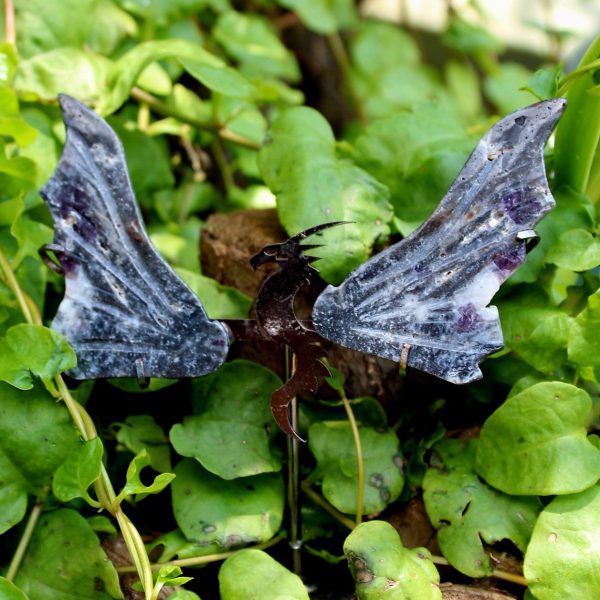 Lepidolite Dragon Wings