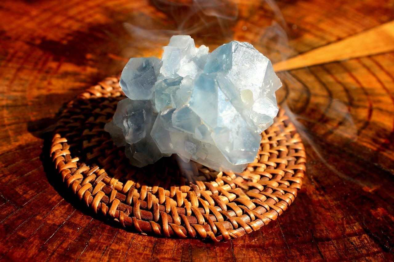 Celestite Cluster