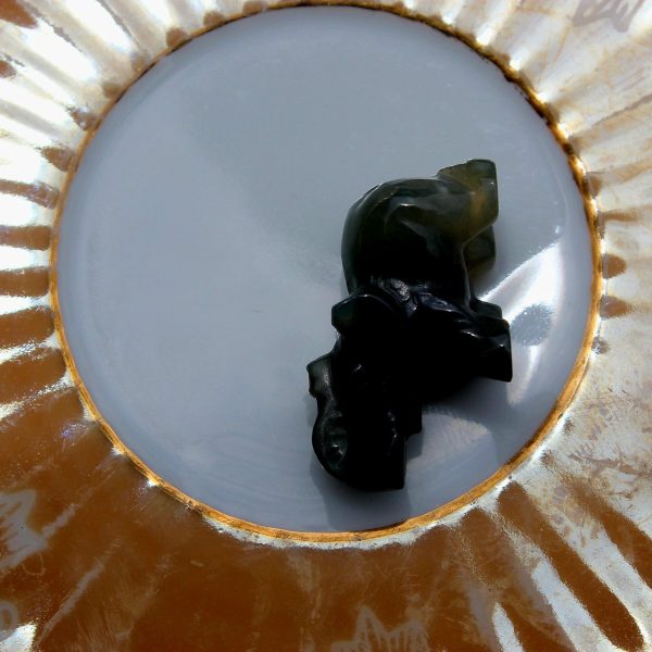 Moss Agate Elephant