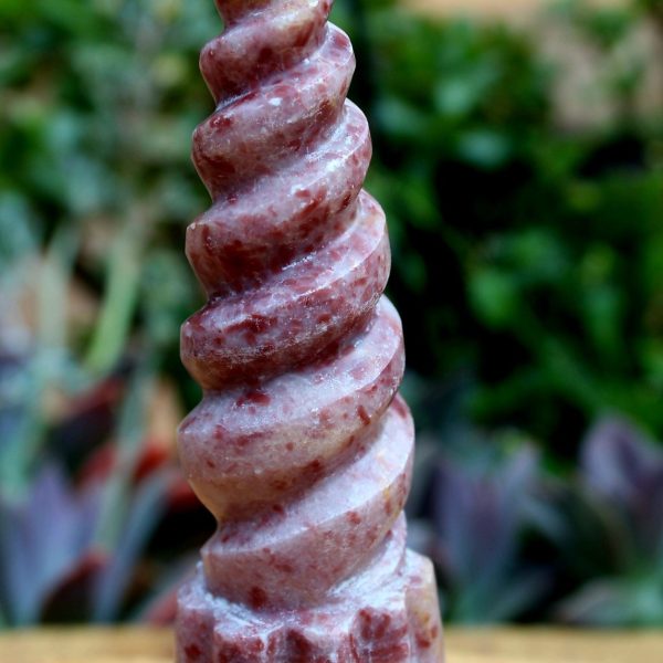 Pink Calcite Spiral