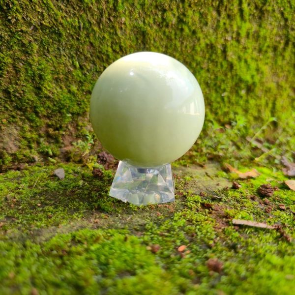 Lemon Chrysoprase Sphere