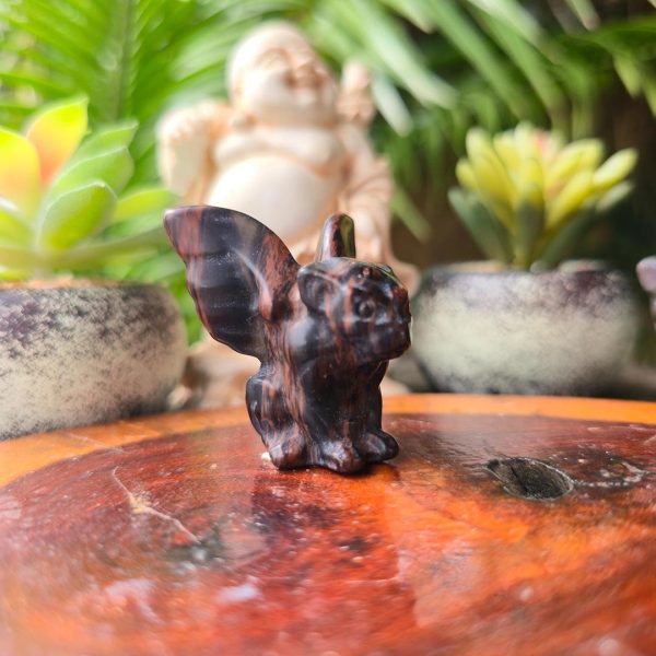 Mahogany Obsidian Gargoyle