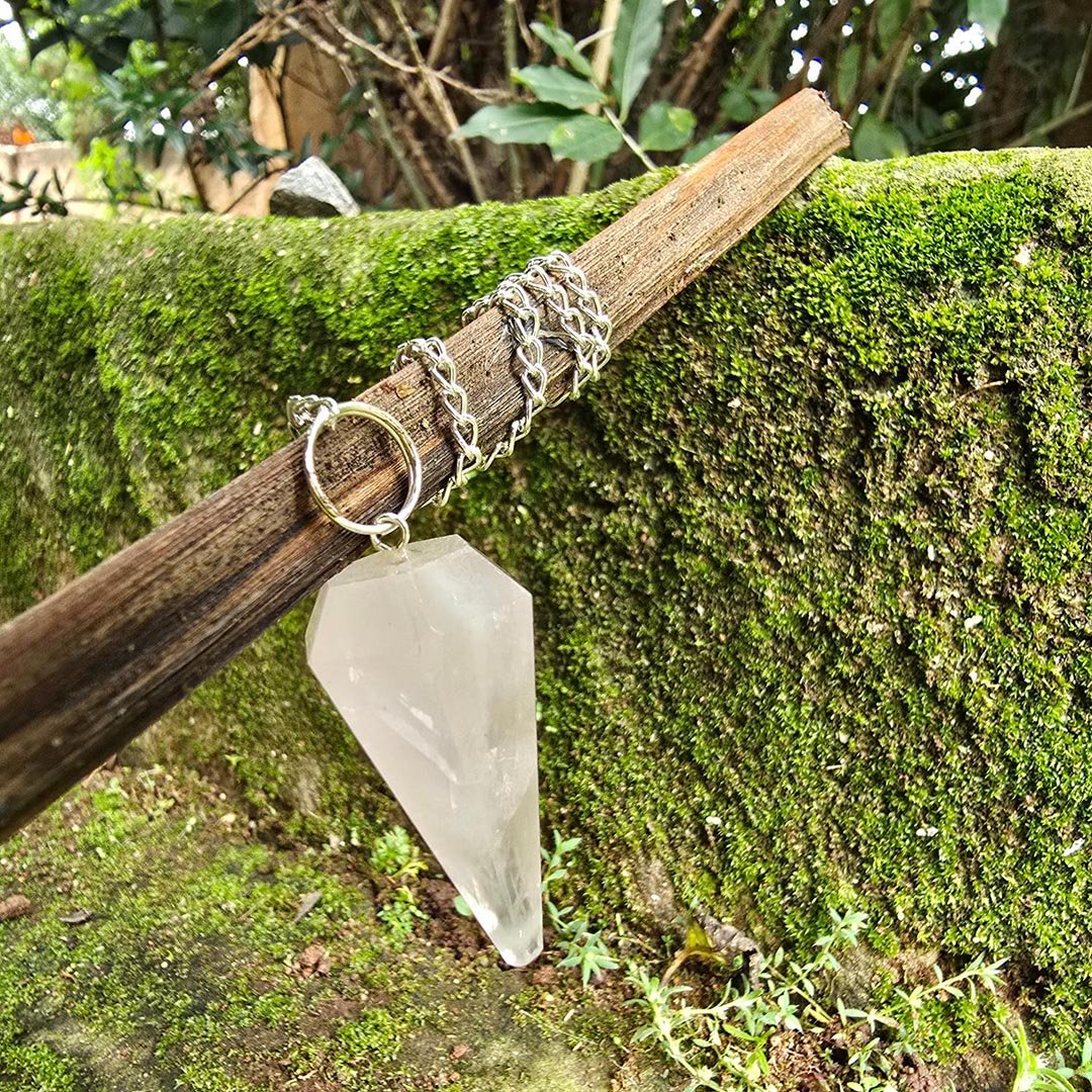 Clear Quartz Pendulum