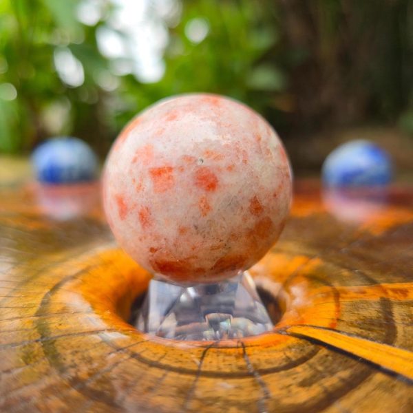 Natural Sunstone Sphere