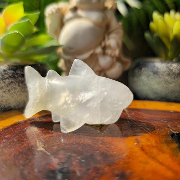 Clear Quartz Shark