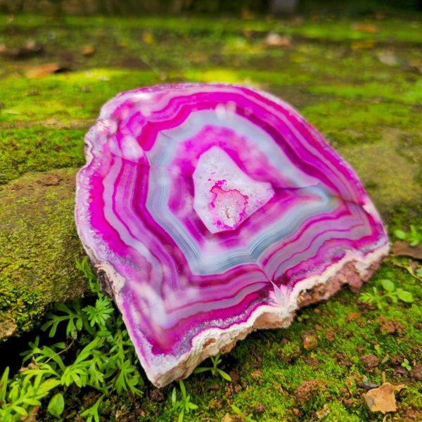 Pink Agate Slice (2)