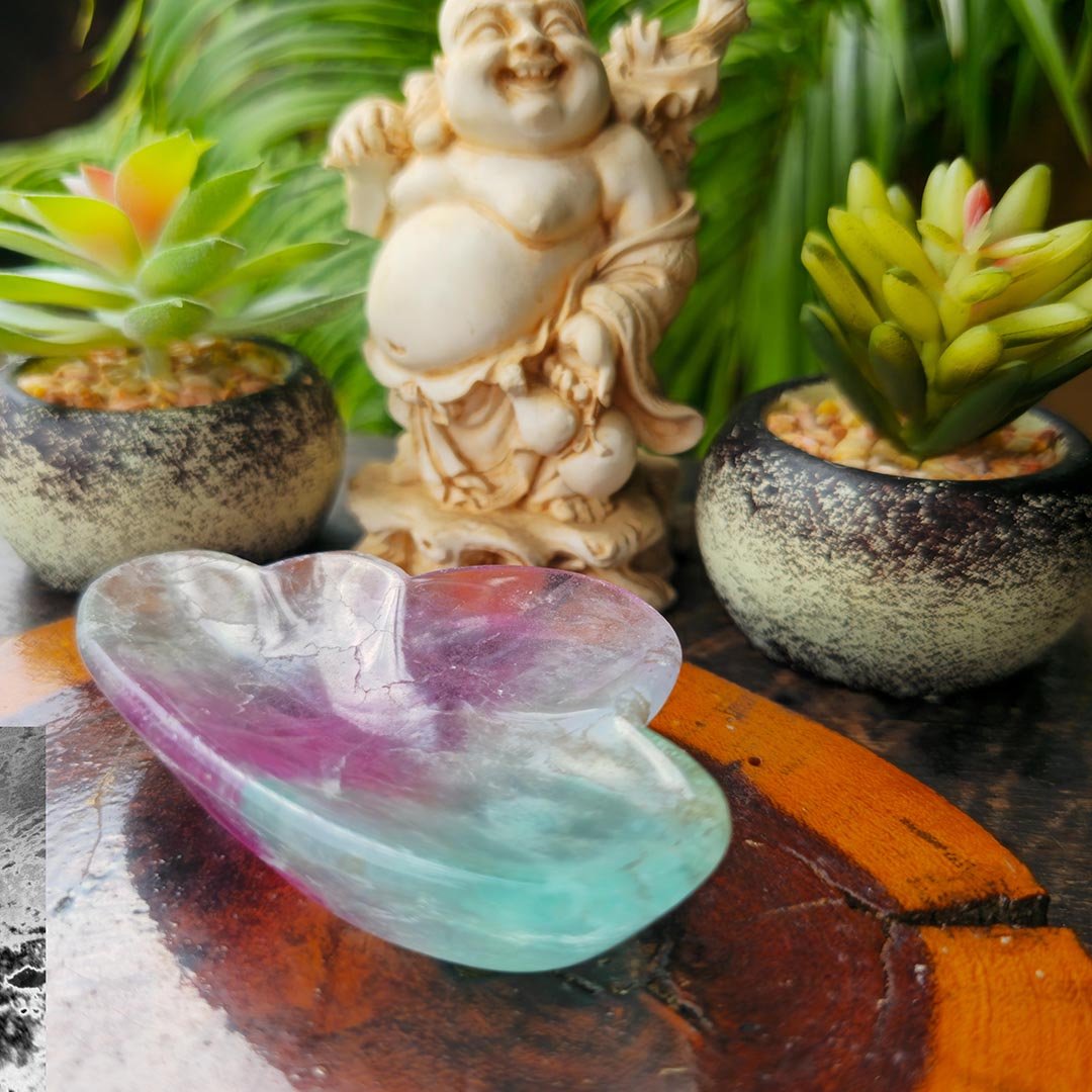 Rainbow Fluorite Cloud Bowl